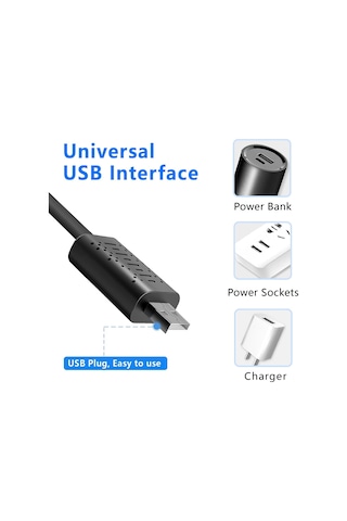 En Küçük Kablosuz Wifi Usb Kamera, Hd1080p Mini Casus Usb Kamera, Bebek Monitörü, Video Kaydı Canlı Beslemeli Dad Genel