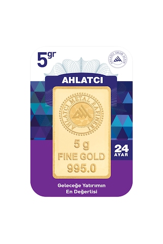 Ahlatcı Kuyumculuk 24 Ayar Külçe Altın 5 G Ahlatcı Kuyumculuk 24 Ayar Külçe Altın 5 G