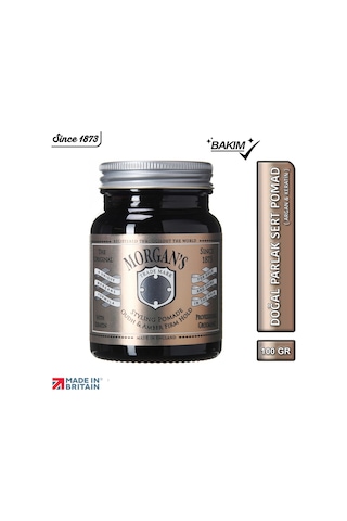 Morgan's Pomade Oudh & Amber Firm Hold Styling Pomade -kalıcı Sert Tutuş Sağlayan Pomad 100 G