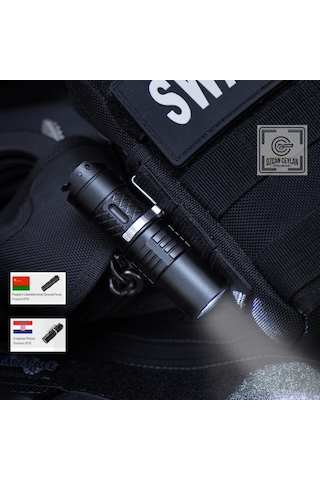 Klarus Xt1c Compact Dual-switch Taktik Fener Siyah Klarus Xt1c Compact Dual-switch Taktik Fener Siyah