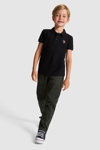 U.S. Polo Assn. Erkek Çocuk Siyah Tişört Basic 50325608-vr046