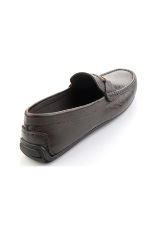 Kahve Hakiki Deri Erkek Loafer Ayakkabı E01648599440