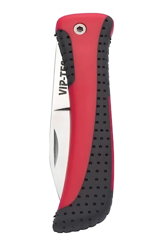 Vip-tec Vt875182 Katlanabilir Elektrikçi Bıçağı Kırmızı