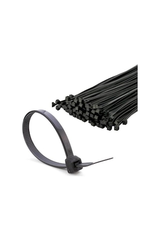 Rutter Rt-3102 2,5x150 Kablo Bağı Siyah 100 Adet - Çırt Kelepçe - Klips - Kablo Düzenliyici