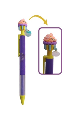 Cupcake Versatil Kalem 1 Adet Pasta Kapkek Figürlü 0,7 Uçlu Kalem Hediye Kalem Sevimli Kalem 001