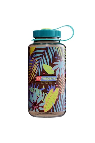 Nalgene Wide Mouth 32 Oz Suluk Matara 1 Litre Botanical Ferns