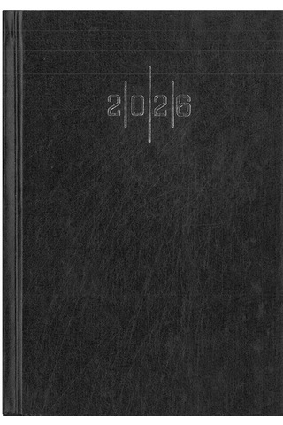 Liz Ajanda 14x20 Günlük Cilt Bezli Siyah Hafta Sonları Birleşik Siyah