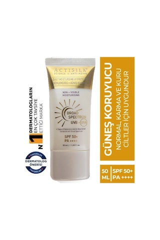Actisilk Science In  Daily Mousturising Nemlendiricili Koruyucu Güneş Kremi 50 ML