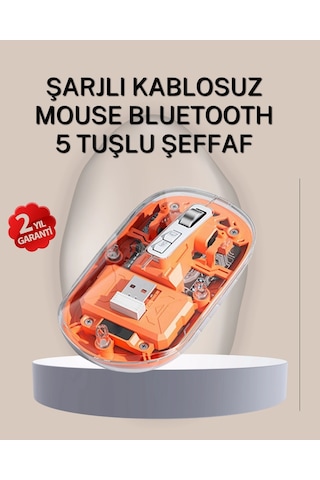 Çift Modlu Fare Usb Alıcılı Ve Bluetooth Bağlantılı