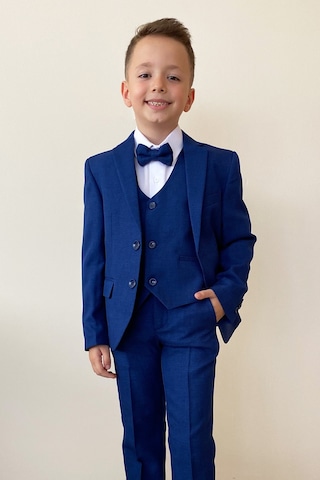 Erkek Çocuk Papyonlu Yelekli Takım Elbise Te.4000yy 001