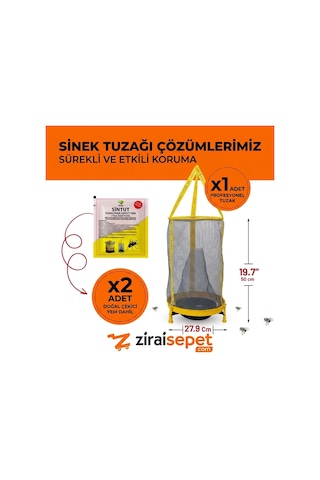 Ziraisepet Profesyonel Karasinek Tuzağı & Sinek Kapanı