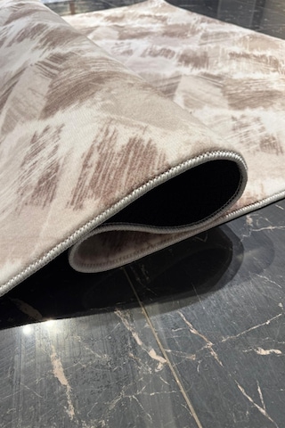 Villadia Home Textile Kaymaz Taban Modern Desen Halı Yolluk Leke Tutmaz Kolay Temizlenir Koridor Salon Yatak Mutfak Odası Vd4043kahve Kahve
