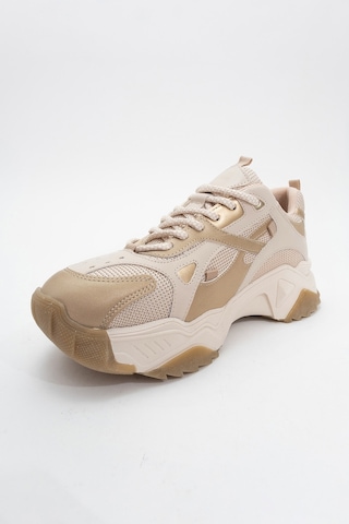 Luvishoes Luvi Shoes Lecce Bej Altın Kadın Spor Ayakkabı Bej - Altın