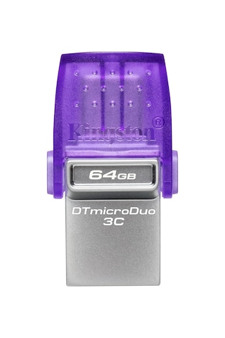 Kingston Datatraveler Microduo 3c 64gb Usb-c Ve Usb-a Flash Sürüc