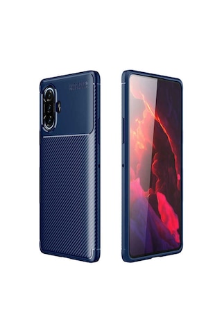 Xiaomi Redmi K40 Gaming Kılıf Zore Negro Silikon Kapak Lacivert