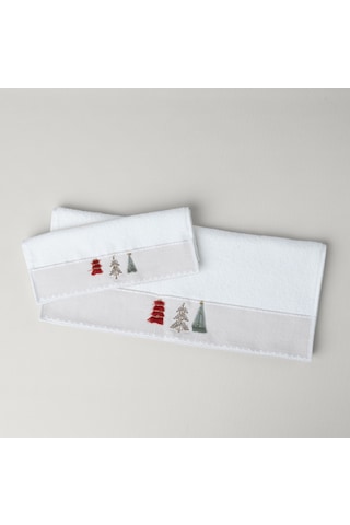 Linens Pine Pamuk 30x45 Cm El Havlusu Ekru Ekru