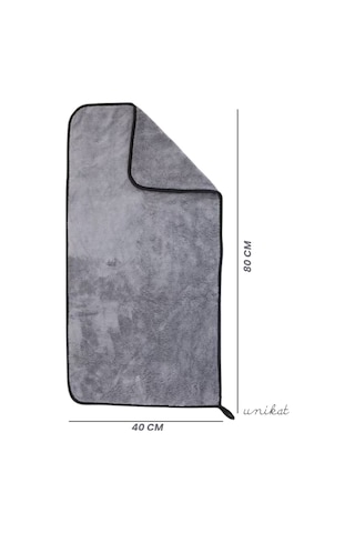 40x80 Cm Çift Katmanlı Araç Kurulama Bezi Ultra Emici Oto Kurulama Bezi 1 Adet
