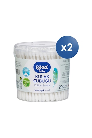 Wee Baby Kulak Temizleme Çubuğu Seti (200x2 400 Adet)