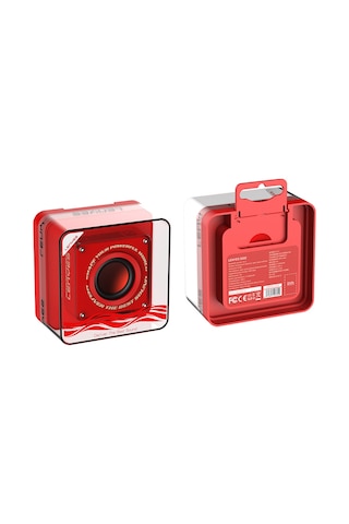 Lenyes S222 Mini Tws Kablosuz Bluetooth Hoparlör V5.3 5w Kırmızı