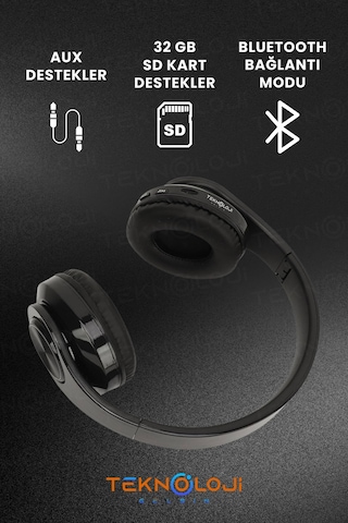 Teknoloji Gelsin B39 Bluetooth 5.4 Kulaküstü Kulaklık