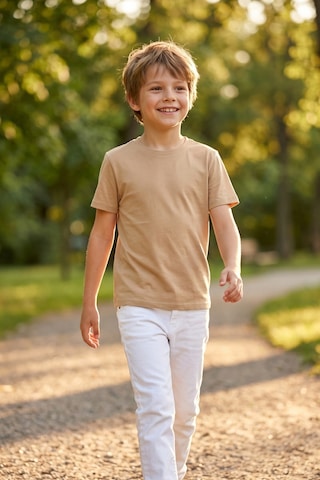 Kiagu Kısa Kol T-shirt Basic Terletmeyen Esnek Kumaş Pamuklu Mevsimlik Kısakol Erkek Çocuk Tsort Çok Renkli