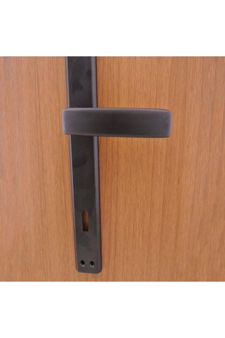 Yelken Mat Siyah Aynalı Kapı Kolu