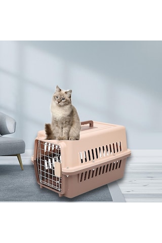 Homyl Sert Taraflı Seyahat Taşıyıcı Kahverengi-beden-s