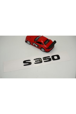 S 350 Bagaj Parlak Siyah ABS 3M 3D Yazı Logo