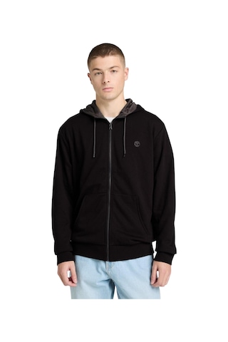B0a277wx651-r Timberland Oyster Rıver Chest Logo Full-zip Lb Hood Erkek Ceket Siyah B0a277wx651-r Siyah