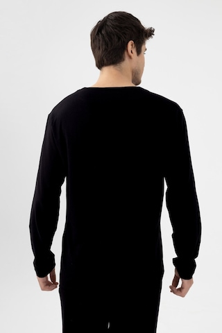 Erkek Pamuklu, Likralı, Düğmeli Ve Cep Detaylı Pijama Takımı Ko6301pj Siyah - Kırmızı