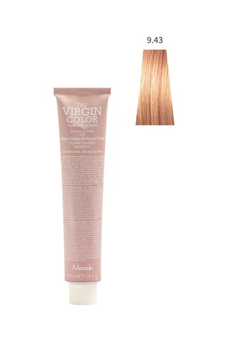 Nook Virgin Color Profesyonel Saç Boyası 100ml-sarı Bakır Dore/şeftali Sarısı 9.43-gold Çilek Sarısı