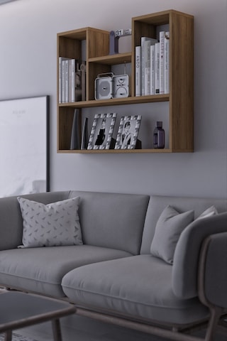 Lale Dekoratif Duvar Rafı Salon Banyo Balkon Mutfak Kitaplık Çok Amaçlı Raf Dekorraf