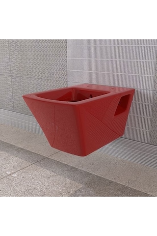 Lucco Loop 53 CM Asma Klozet Kırmızı