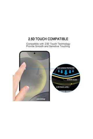 Samsung Galaxy S25+ Plus 5g Uyumlu Ekran Koruyucu Temperli Kırılmaz Cam Parmak İzi Okur
