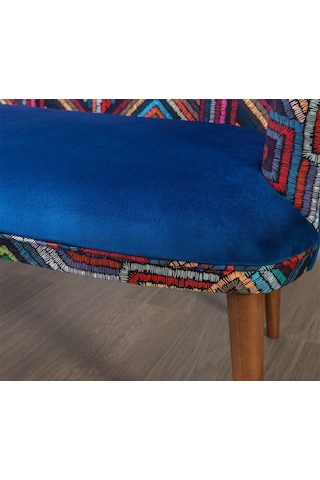 Bienvelle Mavi Çay Seti İkili Koltuk (Balkon, Salon, Cafe)