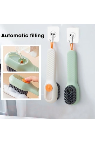 Tineke Çok Amaçlı Deterjan Hazneli Pratik El Temizlik Fırçası