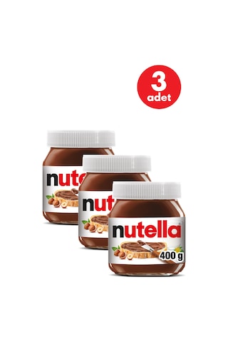 Nutella Kakaolu Fındık Kreması 400 Gr - 3 Adet