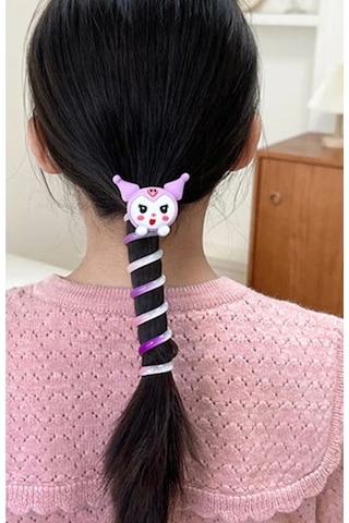 Kız Çocuk Spiral Burgulu Toka Sanrio Makarna Toka 2 Adet