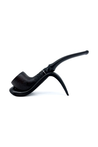 Dapper Half Bent Billiard Briar Gül Kökü 9 Mm Filtreli El Yapımı Pipo - 3563