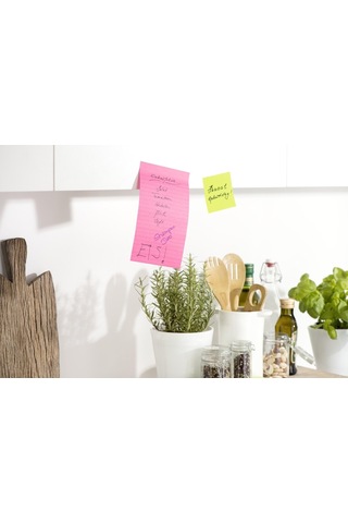 Post-it 4645-3SS Yapışkanlı Çizgili Not, Neon Turuncu/Yeşil/Mavi, 102x152 mm (3x45 ypr)