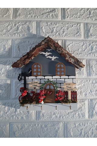 Psacraft Çeyizlik Duvar Dekoru 27x27 Cm Anahtarlık Askısı