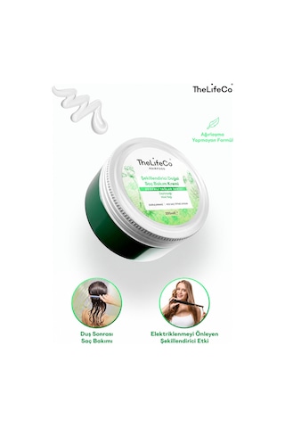Thelifeco Hairfood Değerli Yağlar Serisi Durulanmayan Doğal Saç Bakım Kremi 200 ML