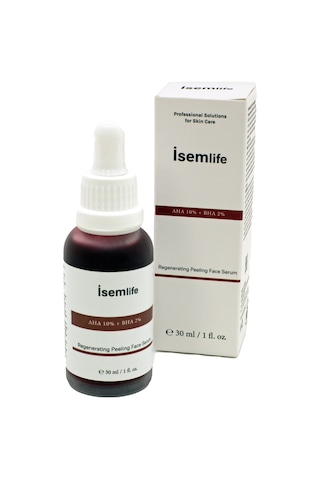 İsemlife Aha 10% + BHA 2% Cilt Yenileme Serum 30 ML