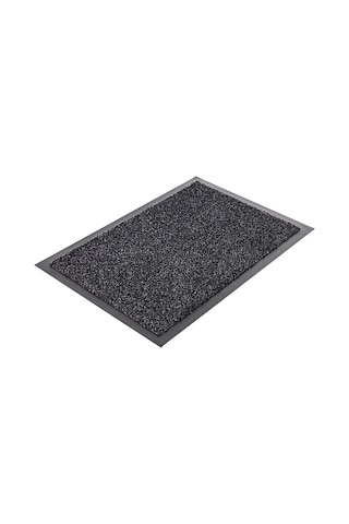 Çamur Kazıyıcı Sıyırıcı Kapı Önü Paspası Siyah Renk 40x60