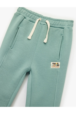 Koton Beli Bağlamalı Cepli Jogger Eşofman Altı Yeşil 6wmb40077tk Yeşil