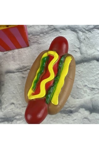 Runaway Sesli Köpek Oyuncağı - Dayanıklı Hot Dog Vinil