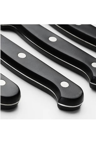 Sumuhome Snıtta Biftek Bıçak Seti Siyah 22 Cm 4 Parça Siyah
