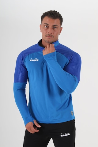 Diadora Premium Antrenman Eşofmanı Tek Üst Sax Saks Mavi