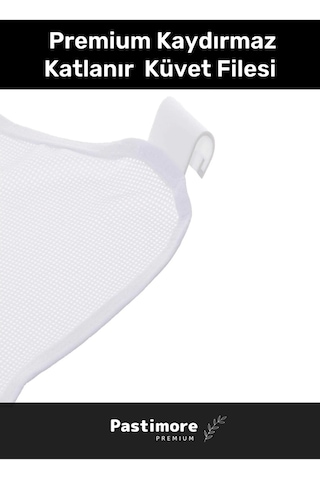 Premium Ultra Lüx Tüm Küvetler Ile Uyumlu Katlanır Kaydırmaz Bebek Çocuk Yıkama Duş Banyo Filesi