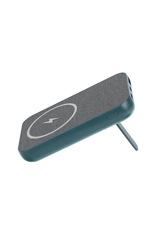 S-lınk P50 5000mah 22.5w Magsafe Standlı Taşınabilir Şarj Cihazı Powerbank Yeşil Yeşil